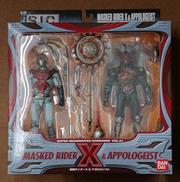 【未開封】仮面ライダーX＆アポロガイスト|BANDAI