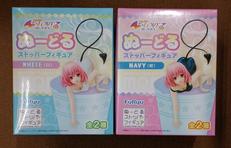 【未開封】ぬーどるストッパー モモ 白＆紺セット|FuRyu