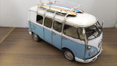 ブリキのバス(水色)|塩川光明堂