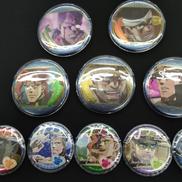 ジョジョ　スターダストクルセイダース 缶バッジセット|ジョジョの奇妙な冒険 10周年記念展