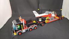 巨大貨物輸送車とヘリコプター|LEGO