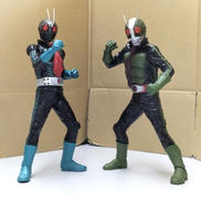 仮面ライダー1号＆2号 ビッグザイズソフビセット|BANPRESTO