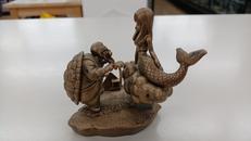 亀仙人&人魚さん ブロンズ版|メガハウス