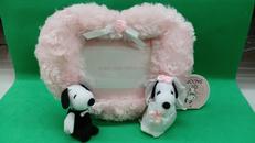 スヌーピー ウェディングオルゴールフォトスタンド|吉徳