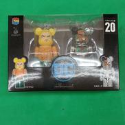 BE@RBRIC 100% 20.アクアマン&サイボーグ 2|MEDI COM TOY