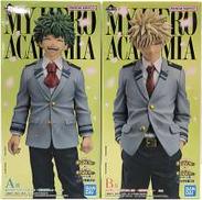 A賞 緑谷出久,B賞 爆豪勝己 ～雄英高校1-A～2体セット|一番くじ(BANPRESTO)