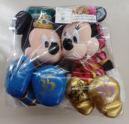 ミッキー ミニー サイン付きぬいぐるみ　管理番号6172|ディズニー