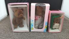 クマのお父さん、お姉さん、あかちゃん3体セット|エポック社