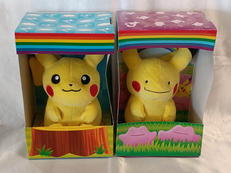 たれ耳ピカチュウ&ピカチュウに変身メタモン|株式会社ポケモン