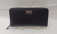 本革ラウンド長財布|BANDAI