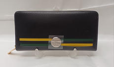 本革ラウンド長財布|BANDAI