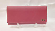 本革ラウンド長財布|BANDAI