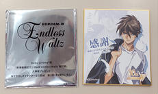 ヒイロ・ユイ 描き下ろしキャラクターミニ色紙|サンライズ