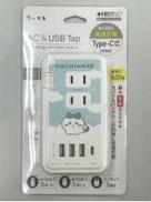 USB/USB Type-Cポート付きACタップ|グルマンディーズ