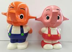 サトちゃん＆サトコちゃん 貯金箱セット|佐藤製薬