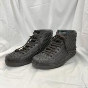 レザースタッズハイカットスニーカー|GUCCI
