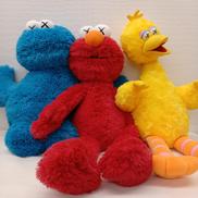 エルモ・クッキーモンスター・ビッグバード 3体セット|ユニクロ