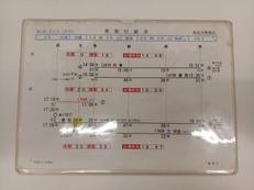 乗務行路表|不明