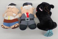 天才バカボンぬいぐるみ　三体セット|TOMY