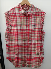 ノースリーブシャツ RED|salvatore ferragamo