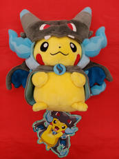 メガリザードンXのポンチョを着たピカチュウ|ポケモン