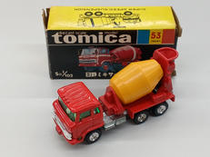 日野ミキサー・カー　初期グリル　朱色|トミー