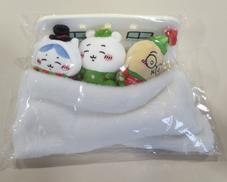ちいかわ＆ハチワレ＆うさぎ ハッピーホリデーな　マスコット|グレイ・パーカー・サービス