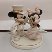 ディズニーショーケース　ミッキー＆ミニー　陶器　フィギュア|レノックス