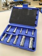 10PCS　SPLINE　BIT　SOCKET　SET|-