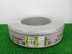 YAZAKI VVF(PBF) 3×2.0MM 【100M】|YAZAKI