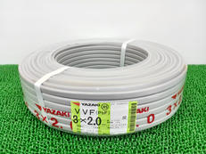 YAZAKI VVF(PBF) 3×2.0MM 【100M】|YAZAKI