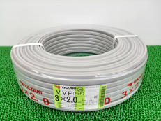 YAZAKI VVF(PBF) 3×2.0MM 【100M】|YAZAKI