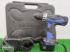 【12V】コードレスドライバドリル|HITACHI