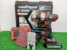 【ヘッド取り換えで万能！】コードレスマルチツール|BLACK DECKER