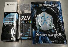 空調風神服ファン・バッテリーセット|サンエス